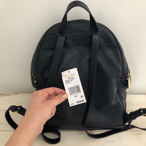 Michael Kors Rea backpack navy - Picture 7 of 8